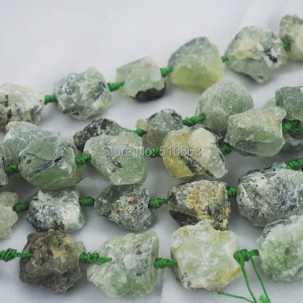 

15.5" Length/1 String, Nature Rough Stone,Luxury Gem Beads Necklace Accessories,Charming Ornament Gift,Size: 30-40mm