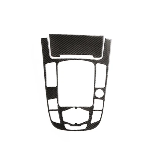 Type f Для Audi A4L A5 2009 2010 2011 2012 2013 /Q5 2010- углеродного волокна центральной консоли панельная Накладка для коробки передач отделка - Название цвета: Type f