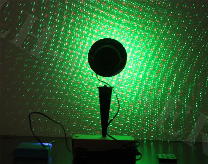 Красный и зеленый цвет рождественские Проекторы для дома сада лазерные