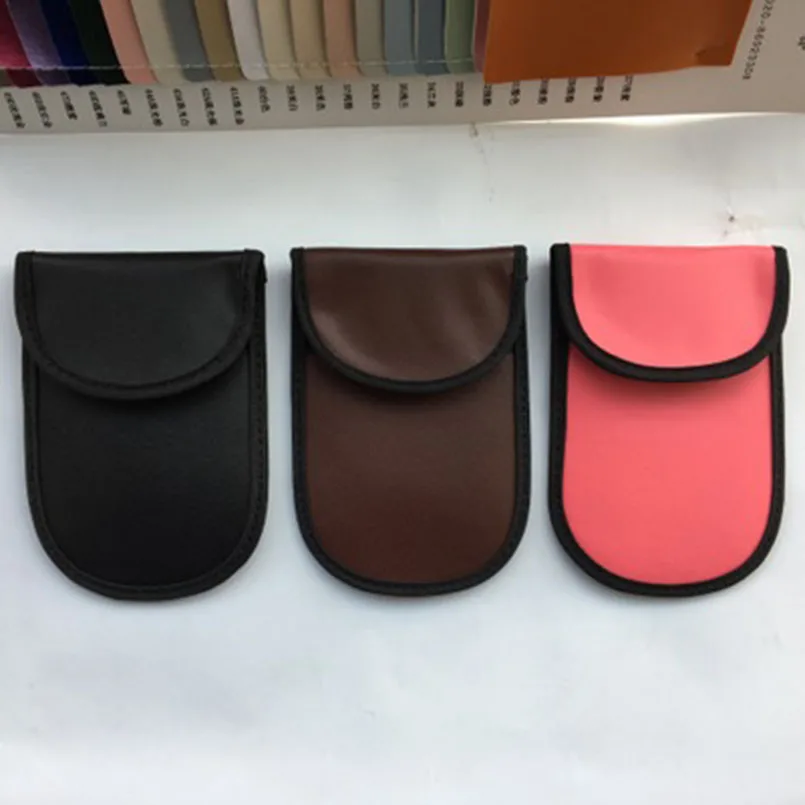 1pcs Faraday Bag Theft Prevention Car Keyless Key Entry Fob Guard Signal Blocker Storage Bag Shielding Bag Wallet Card Pack
