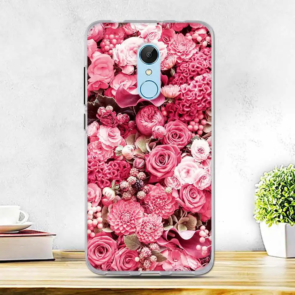 Чехол для Xiaomi Redmi 5 мягкий силиконовый чехол из ТПУ с 3D рисунком чехол-бампер