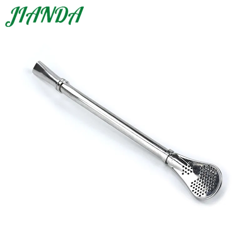 JIANDA Экологичная чайная ложка из нержавеющей стали кофейная длинная детская для