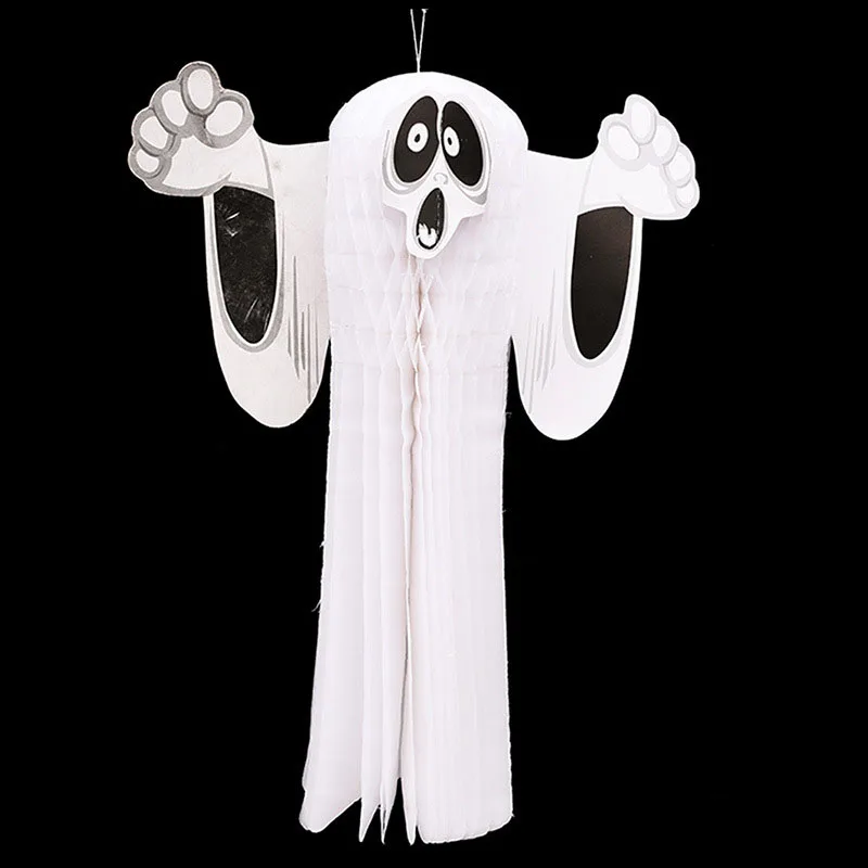 2 размера забавная мультяшная бумага подвесная привидение складная вешалка для
