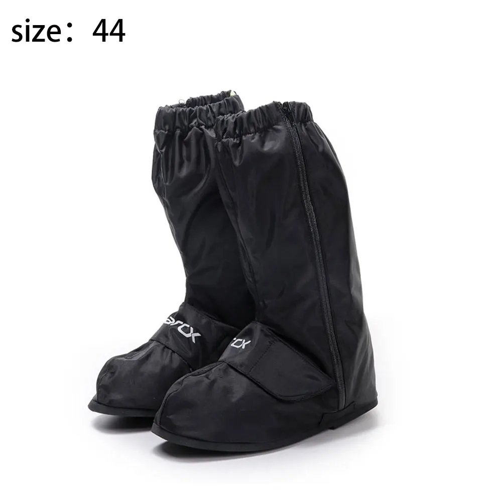 Black 44 ARCX/водонепроницаемая обувь для дождливой погоды в байкерском стиле; нескользящая черная мотоциклетная обувь для дождливой погоды; уличная водонепроницаемая обувь для дождливой погоды; обувь для мужчин; европейские размеры 39-45 - Цвет: Black 44