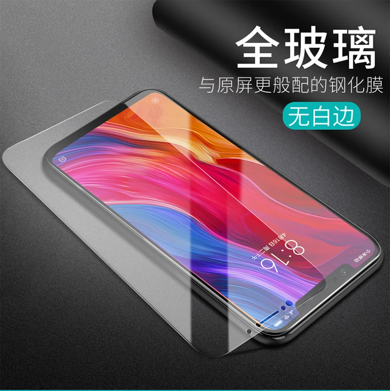 Bonaier тройной сильный антибликовый для Xiaomi Mi 8 Полный Клей закаленное стекло для Xiaomi Mi 8 протектор экрана 9H 2.5D стеклянная пленка