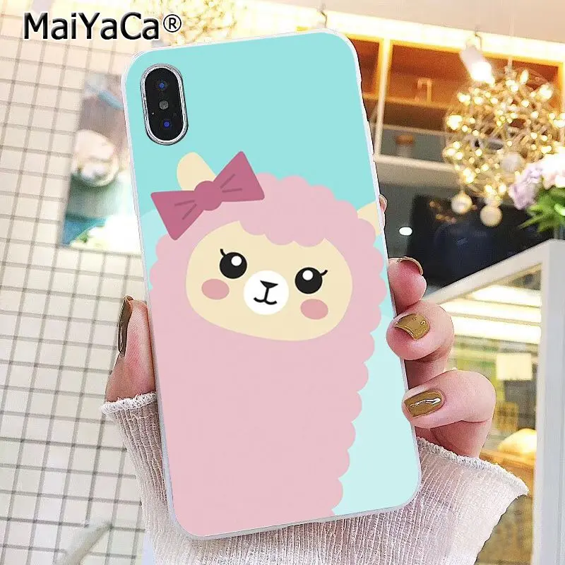 Чехол для телефона с ламой и альпаками iphone 12 11 pro MAX 8 7 6 6S Plus X XS 5 5S SE XR 10 Capa|Бамперы| |