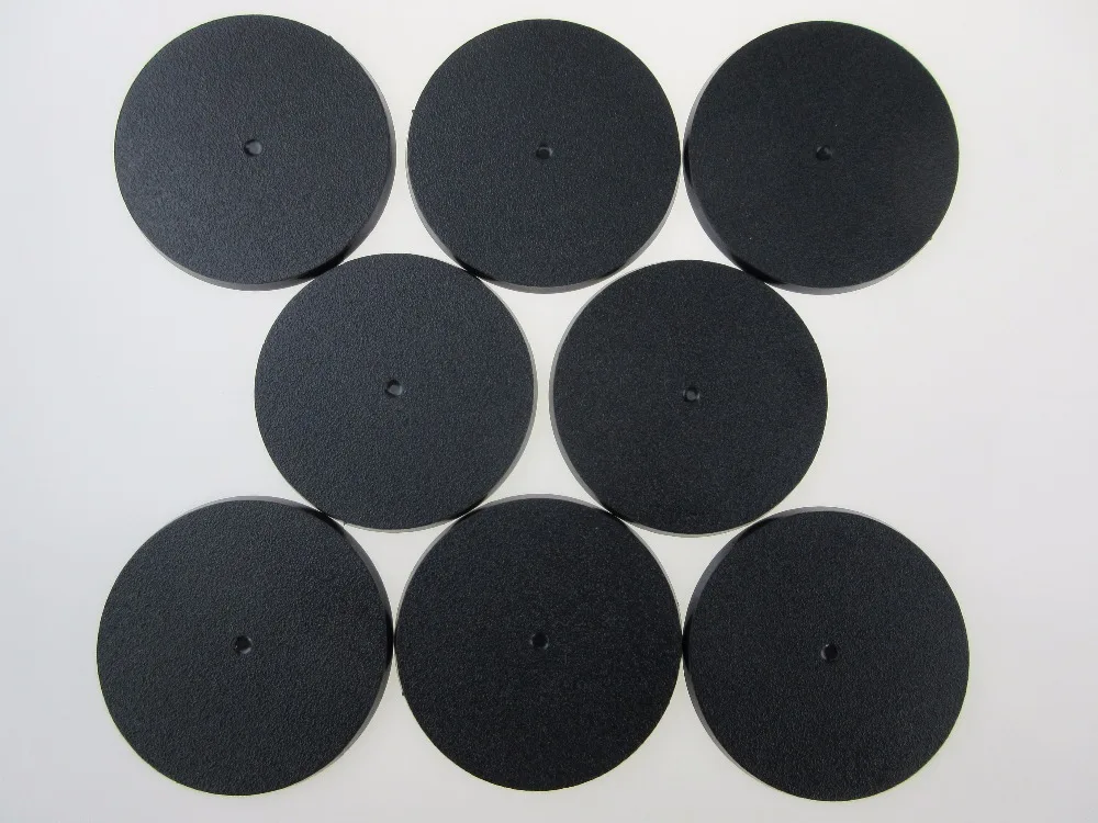 8 шт./партия полимерные миниатюры модели 80 мм круглая основа (пластик) Бесплатная