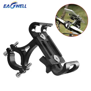 360 rotating bicycle motorcycle phone holder stand bike handlebar clip alloy bracket holder universal for 4 6 5 inch smartphone free global shipping