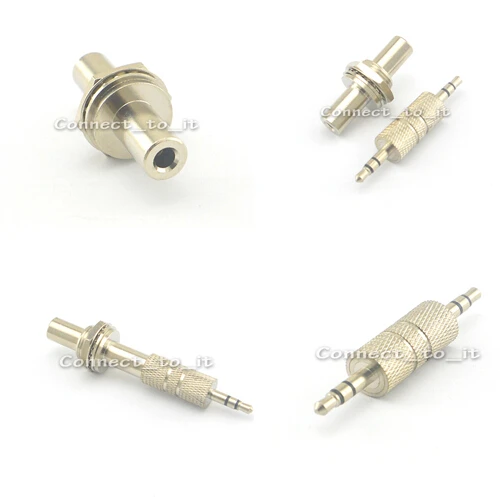 3 5 мм разъем мама перегородка стерео аудио адаптеры + штекер прямой Аудио двойной