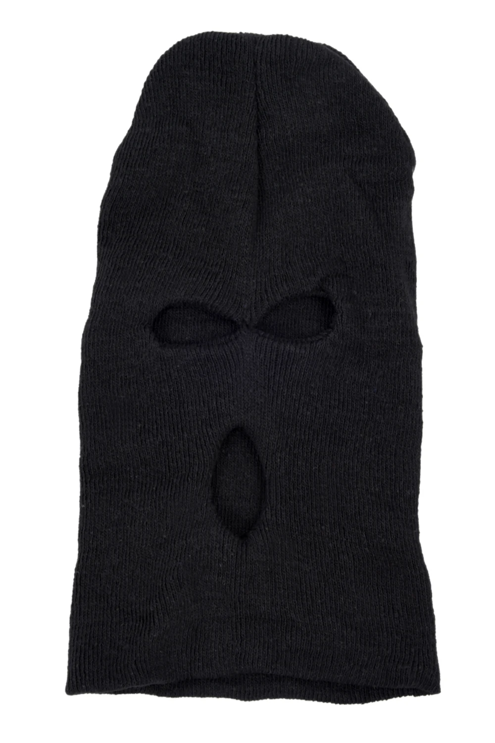 Мужская черная акриловая Военная Балаклава с тремя отверстиями маски шлемы для