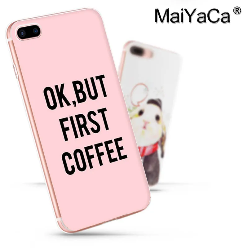 MaiYaCa новый роскошный чехол для телефона iPhone X 6 6S 7 7plus 8 8Plus 5 5S 4 Чехол розовый ок но
