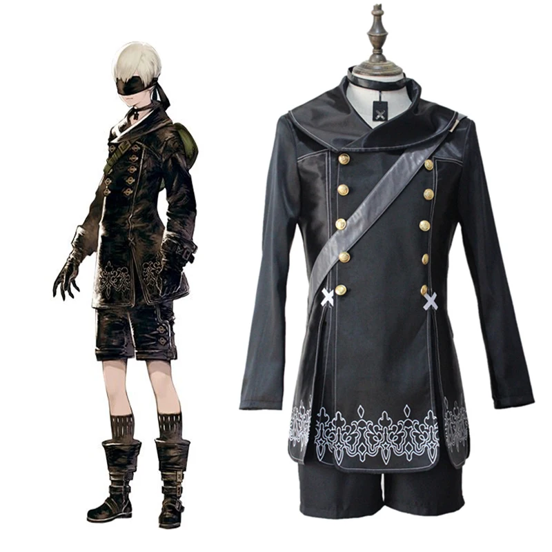 Костюм для косплея из игры ниус: Automata костюм YoRHa 9 Gou S Gata униформа 9S Хэллоуина