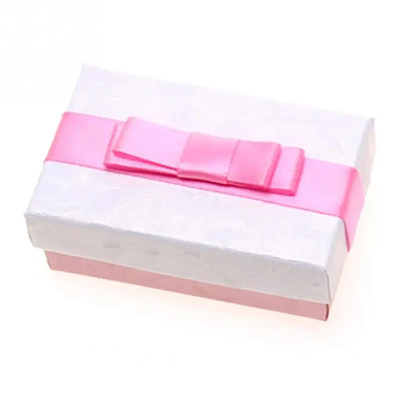 Маленькое свежее украшение с бантом ожерелье бусинами-кубиками кулон серьги