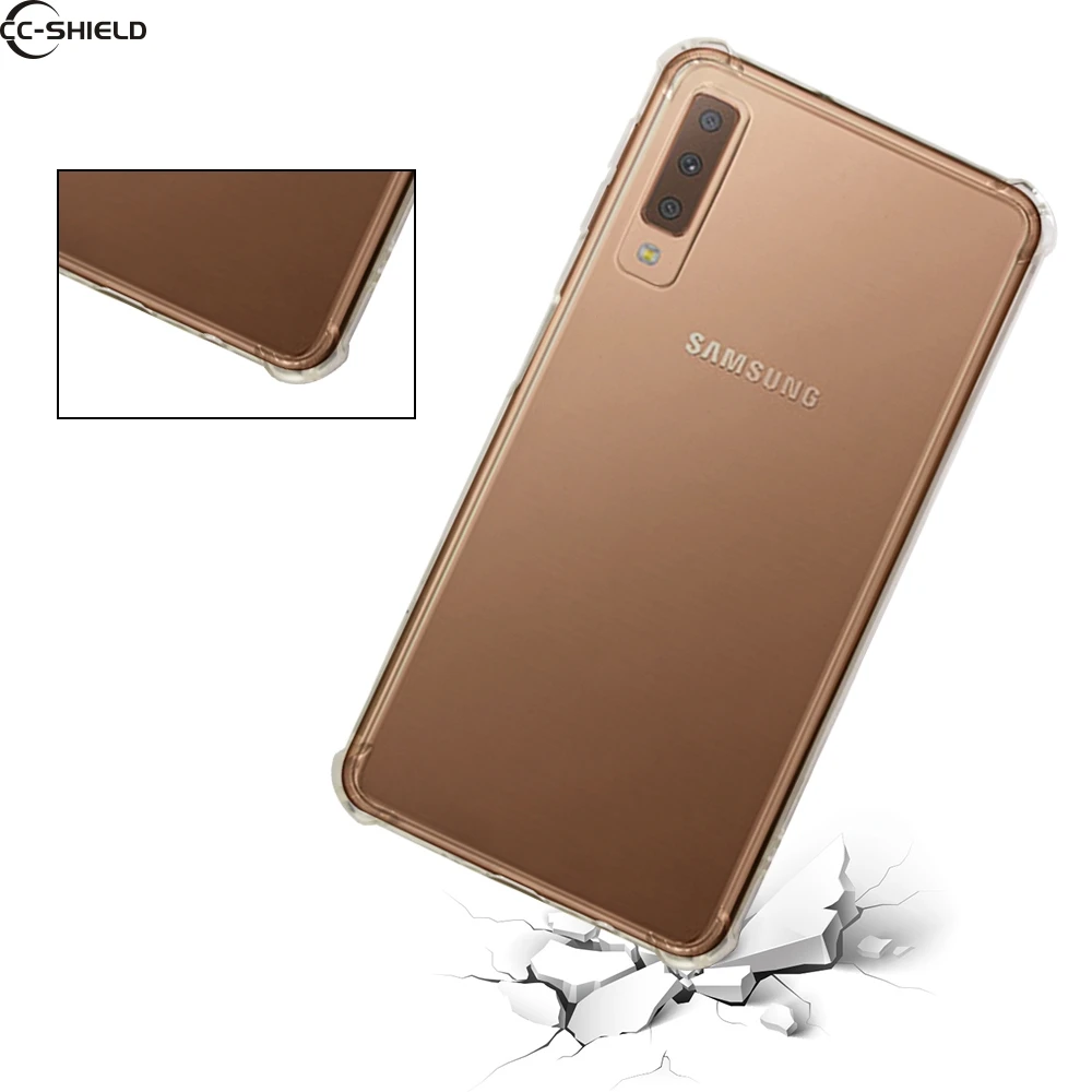 Мягкий чехол для Samsung Galaxy A7 2018 SM A750 A750F A750F/DS SM-A750F/DS SM-A750F ультратонкий прозрачный
