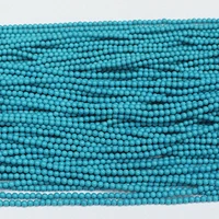 fashion blue round calaite turquoises stone beads 2mm 3mm high quality women gifts diy jewelry loose spacers beads 15inch b450