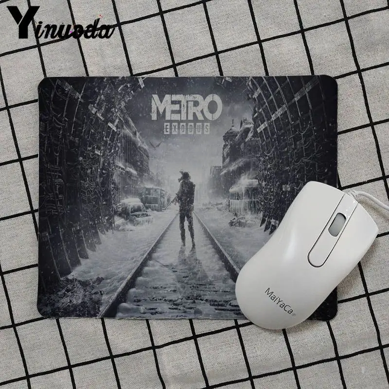 No Lock Edge18x22cm Yinuoda, новинка, Metro 2033, обои, уникальный Настольный коврик, игровой геймер, коврик для мыши, резиновый, компьютерный, игровой коврик для мыши - Цвет: No Lock Edge18x22cm