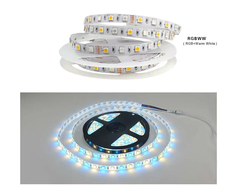 12 В светодиодный светильник 5 м водонепроницаемый 12 В 5050 RGB RGBW RGBWW розовый, ледяной голубой красный зеленый Диодная лента светодиодный светильник для украшения дома и праздника