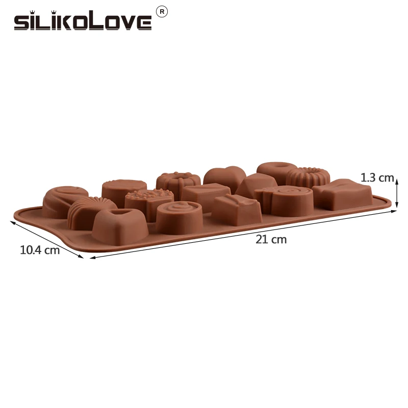 Силиконовые формы silicolove 15 полости сделай сам для шоколада и конфет