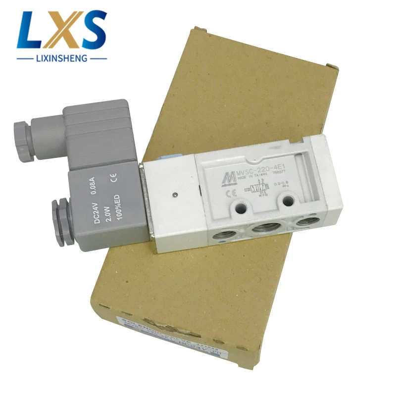 MVSC-220-4E1-DC24V Тайвань MINDMAN Пневматический электромагнитный клапан