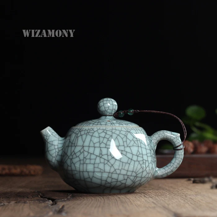 

Новый 6 цветов хрустящая глазурь Ge Kiln Longquan Celadon Zisha керамика искусство Тай Тхи китайский чайник фарфор Исин глина античный чайник