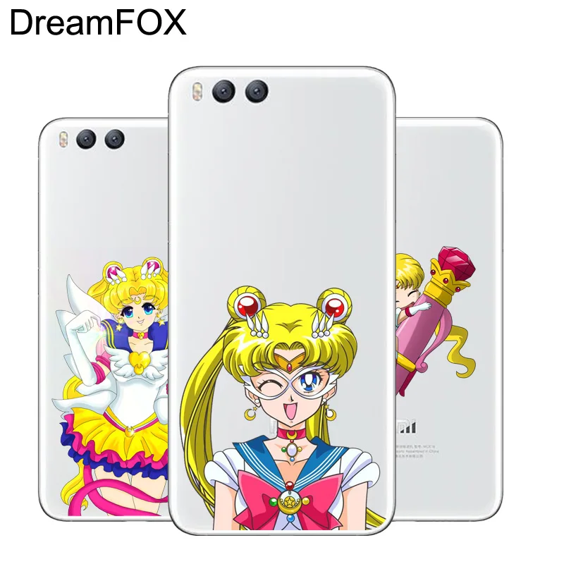 DREAMFOX L545 Сейлор Мун силиконовый чехол-накладка из мягкого ТПУ чехол крышка для Xiaomi