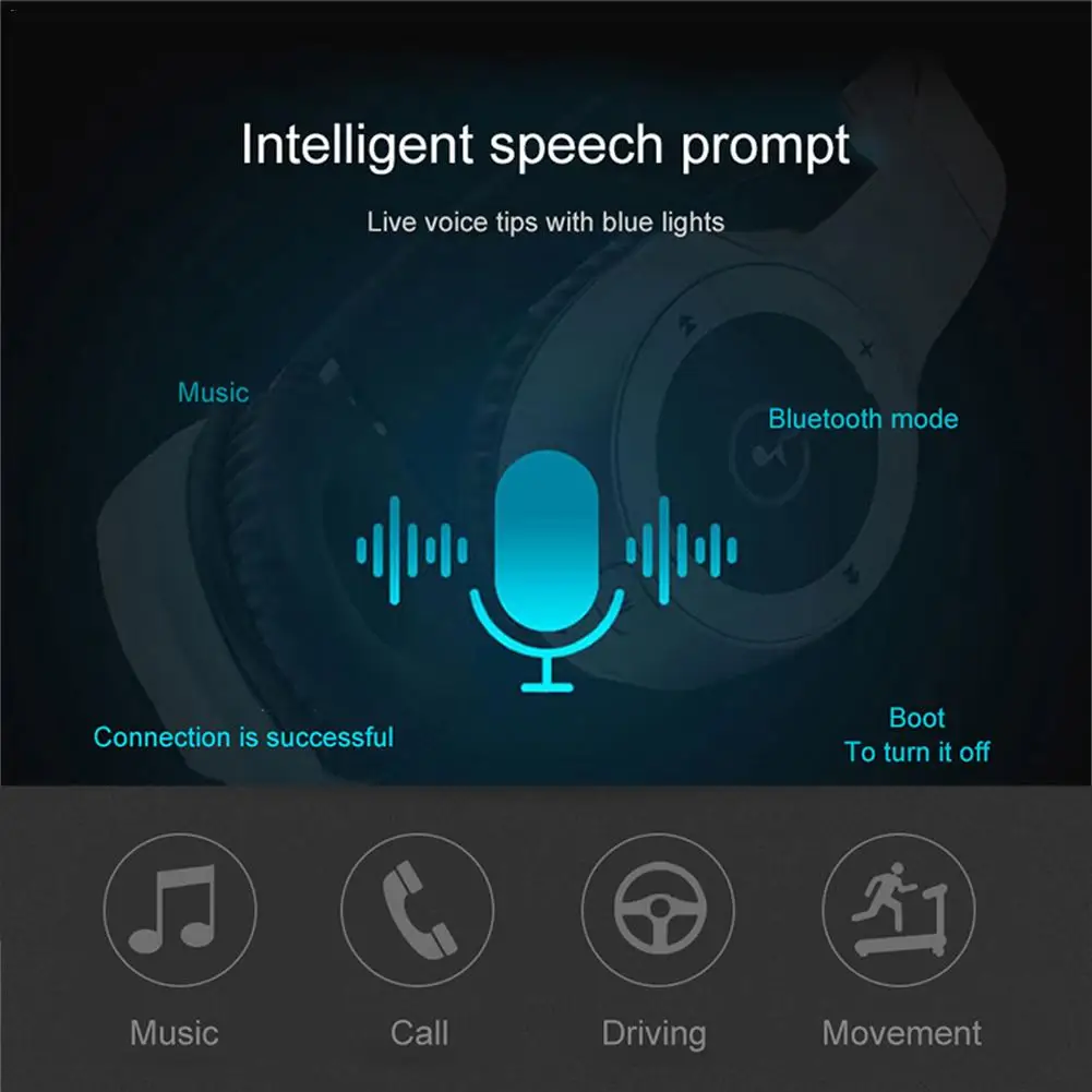 

T8 Stereo Headset Bluetooth Headset HIFI Sport MP3 Plug-In Card Wireless Cell Mobile Phone Headset 4.0