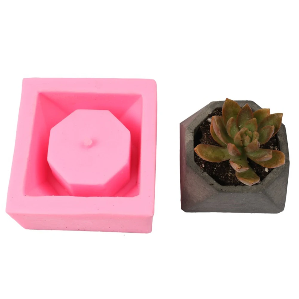 Креативные 3D DIY художественные формы бетонный цветочный горшок силиконовый