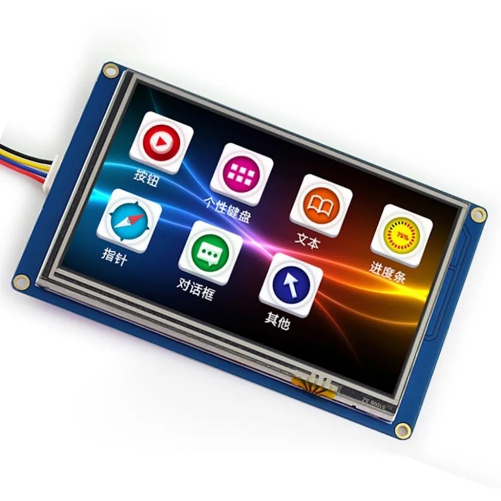 Newton 5 дюймов Бесплатная доставка HMI TFT сенсорный экран ЖК дисплей модуль