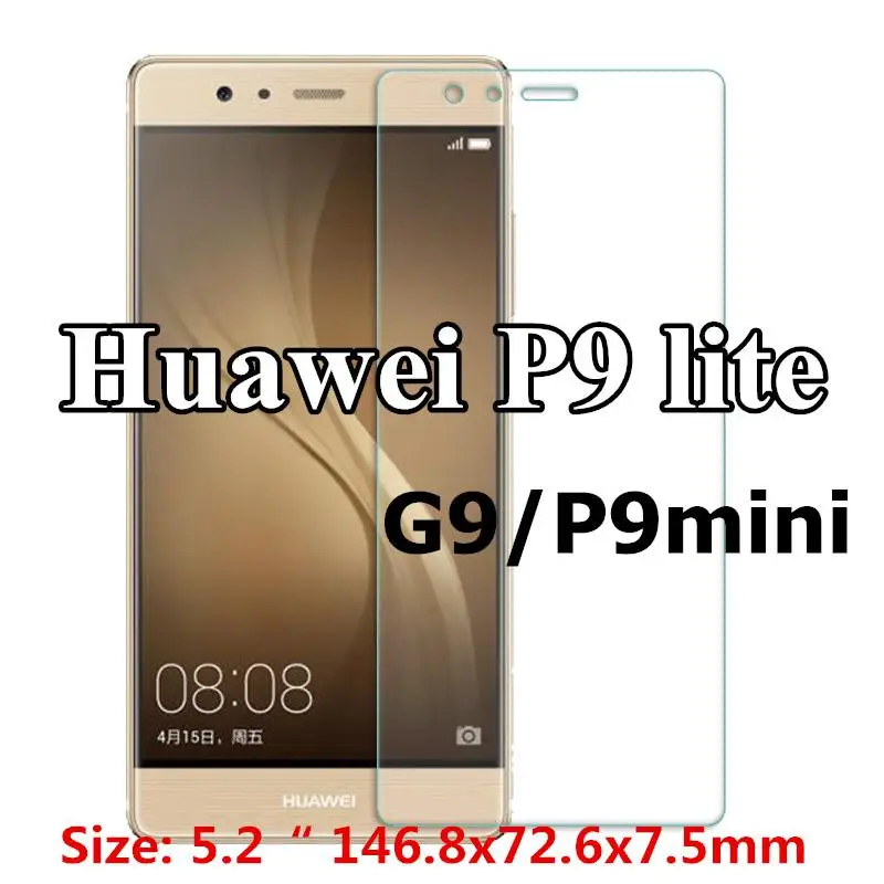 100 шт. 2.5D 0,3 мм закаленное Стекло для huawei P30 pro P9 P8 P10 lite телефон компактный Honor 7A 7X 8X 6A 6X9 8 прозрачная стеклянная пленка - Цвет: Huawei P9 Lite