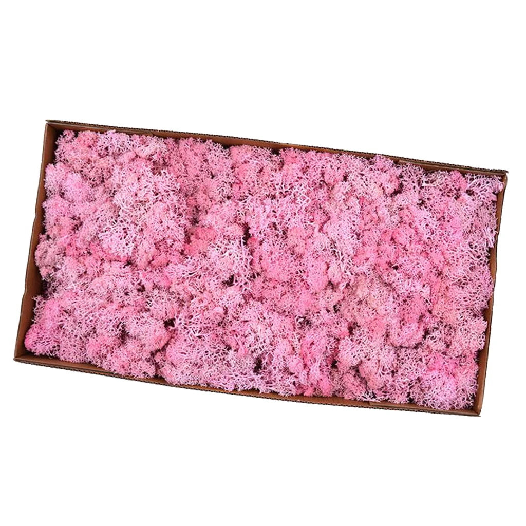 Light Pink Искусственный натуральный сушеный мох для цветов травяная корзина растение для домашнего сада Гирлянда Свадебная вечеринка украшения для самодельного изготовления - Цвет: Light Pink