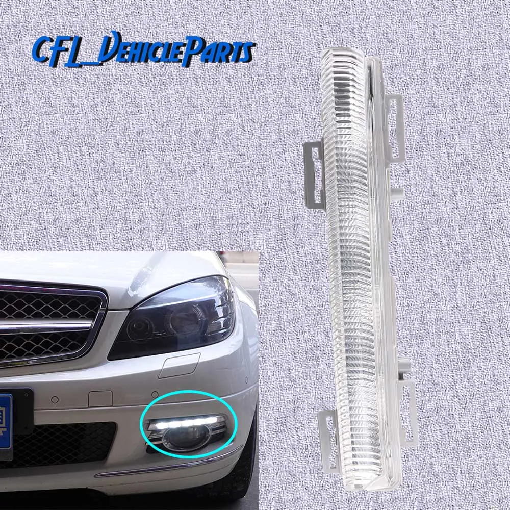 

Front Left Driver Side DRL Daytime Running Lamp Fog Light 2049068900 For Mercedes-Benz C-Class W204 S204 E-Class R172 W212