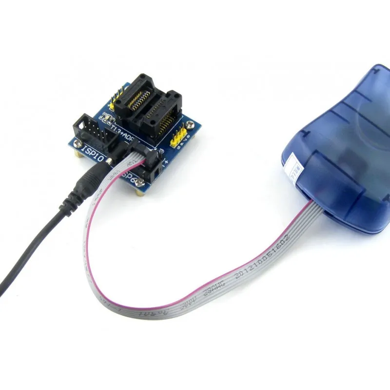 T13 + ADPII ATtiny13 ATtiny12 ATtiny15 ATtiny25 ATtiny45 SOIC8 (208 mil) Программирование адаптер тестовое