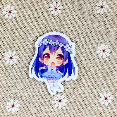 Model L FFFPIN японская брошь в стиле аниме Lovelive значок милый нагрудник булавка любовь живой Нико монета значок Косака Хонока минами Котори Сонода Umi - Окраска металла: Model L