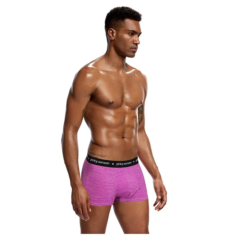 Pinky Senson, мужское нижнее белье, боксеры, нейлон, Cuecas, тонкие мужские боксеры, Homme Boxershorts, мужские трусы, calzoncillos S22DB