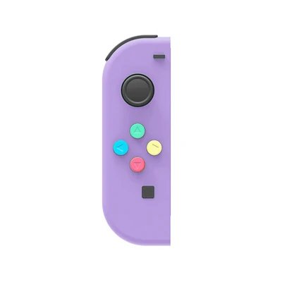 1 пара, новинка, для nintendo Switch, пользовательские Джойстики, белые джойстики Joy Con, NS Switch Joy Con L+ R, джойстик с цветными кнопками ABXY - Цвет: Left Joycon-Purple