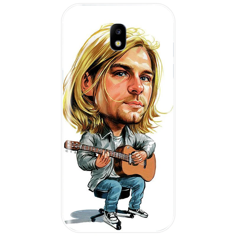 Nirvana Kurt Cobain Чехол для мобильного телефона TPU чехол для телефона для Samsung Galaxy J3 J4 J6 J8 J3 J5 J7 J5 J7 J3PRO J7 плюс - Цвет: T19041005-07.jpg