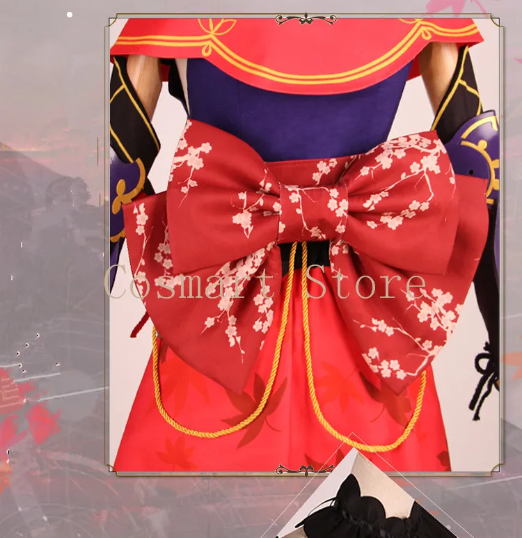 Костюм саблей Миямото Мусаси из аниме Fate Grand Order униформа служанки Firger для косплея
