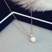 2018 fashion necklaces for women jewelry simulated pearl pendant necklace rose gold cool pendant vestidos wedding jewelry