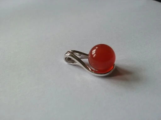 Модный новый черный и красный кулон из натурального камня для женщин ювелирные