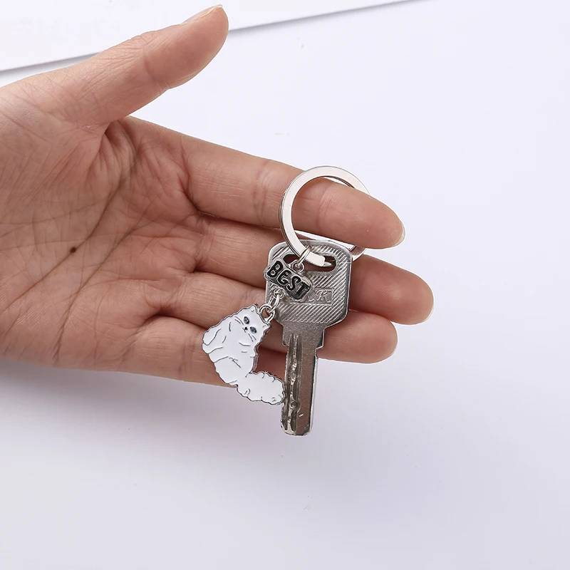 Flyingforest лучший друг милый кот пара брелок Мода 2019 новый бойфренд автомобильный