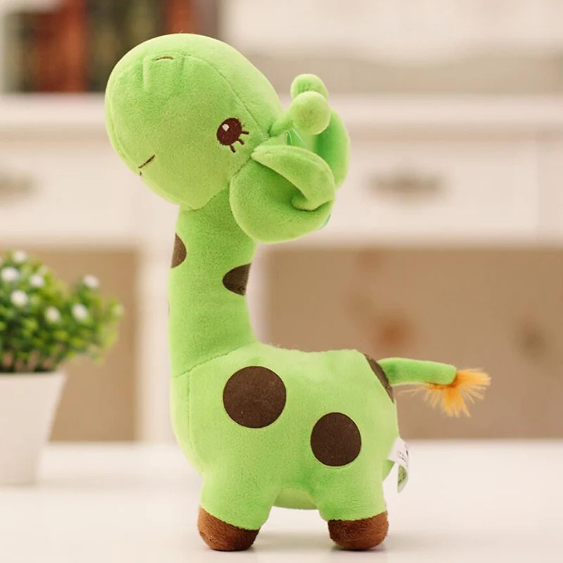 Green Популярные игрушки для собак, забавные мягкие игрушки для жевания, Мультяшные игрушки в форме оленя, плюшевые жевательные игрушки для щенков для домашних животных и детей - Цвет: Green