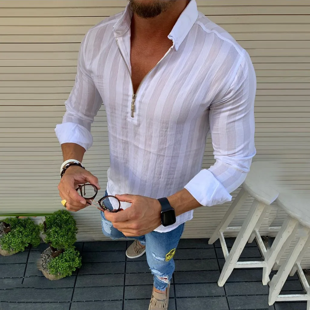 Мужская рубашка Camisa, полосатые рубашки с длинным рукавом, Мужская одежда, chemise homme, Повседневная Деловая облегающая блуза, уличная одежда, Camisa masculina