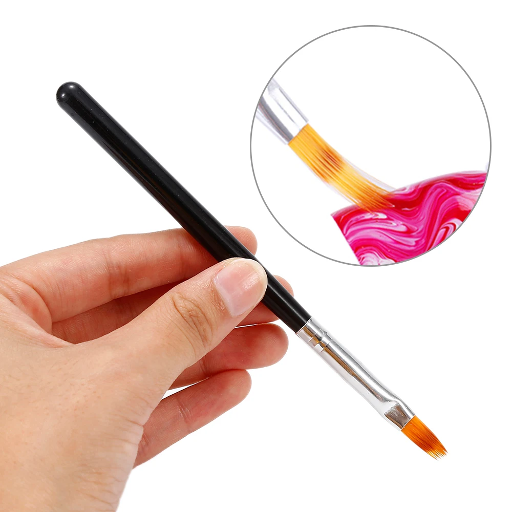 Модная 1 шт. градиентная Ручка Кисть для дизайна ногтей декор рисования