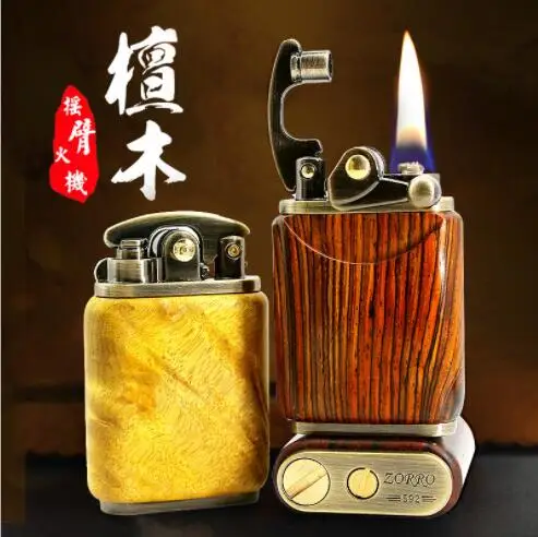 Новый бизнес подарок ZORRO для сигарет из сандалового дерева Оригинальные
