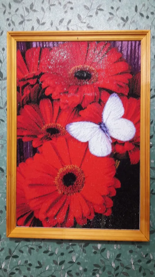 H2658 YIKEE 5d full drill square diamond painting,dimond painting full square,diamond painting Flower bird
