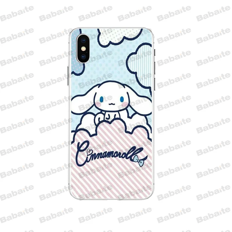 4 Babaite cinnamoroll Модный чехол для телефона с принтом, аксессуары для Apple iPhone 8 7 6 6S Plus X XS max 5 5S SE XR - Цвет: 4