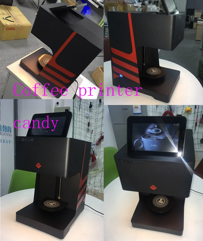

Automatic Selfie Coffee Photo Milk Printer Selfie Coffee Printing machine, Colorful Edible Ink printer, 3D Coffee Printer