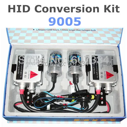 

Stock Shipping New 12V/35W CE HID Xenon Conversion Kit (9005) Single Beam(3000K/4300K/6000K/8000K) For Headlight Foglight