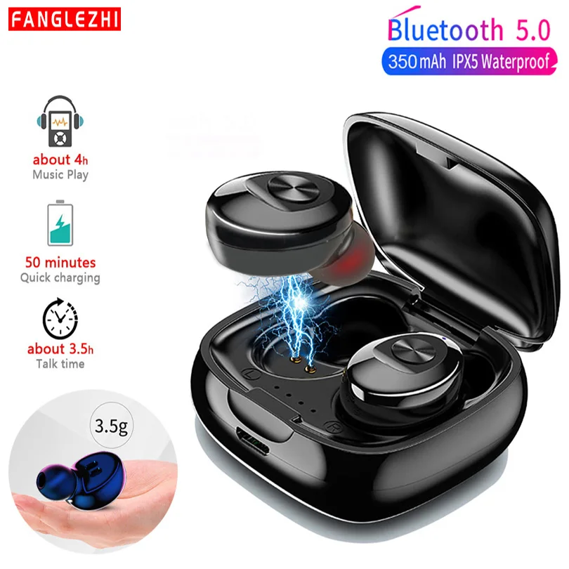 Bluetooth 5 0 наушники XG12 вкладыши TWS с Спортивные Беспроводной стерео Бас Hi Fi