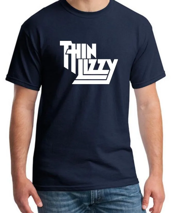 Хэви метал рок группа Thin Lizzy Футболка мужская музыкальная поп футболка с коротким